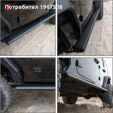 Степенки за Jeep Wrangler JK 2007 - 2017, снимка 6 - Части - 56088400