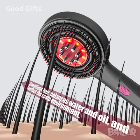 Четка масажор за глава с резервоар, снимка 4 - Масажори - 50205102