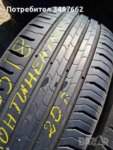 215 55 18 Континентал 4броя летни дот 2020г , снимка 4 - Гуми и джанти - 53837329