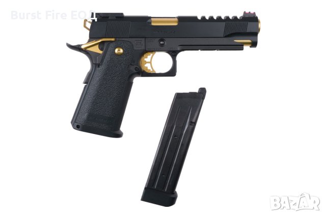 Еърсофт Пистолет TOKYO MARUI HI-CAPA 5.1 GOLD MATCH 6мм, снимка 6 - Въздушно оръжие - 42300943