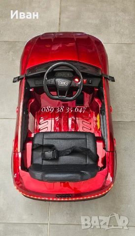 ПРОМОЦИЯ ДО 24.12!НОВО!Акумулаторен джип Audi SQ8 RED с 12V батерия,меки гуми, снимка 9 - Детски велосипеди, триколки и коли - 51372718