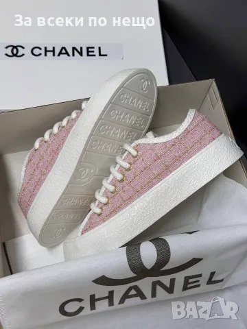 Chanel Дамски Маратонки👟Дамски Спортни Обувки Шанел👟Кецове Код E95, снимка 8 - Кецове - 55795361