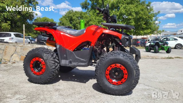 Нов Модел Бензиново ATV/АТВ Grizzly 125cc Червено, снимка 1 - Мотоциклети и мототехника - 39295628