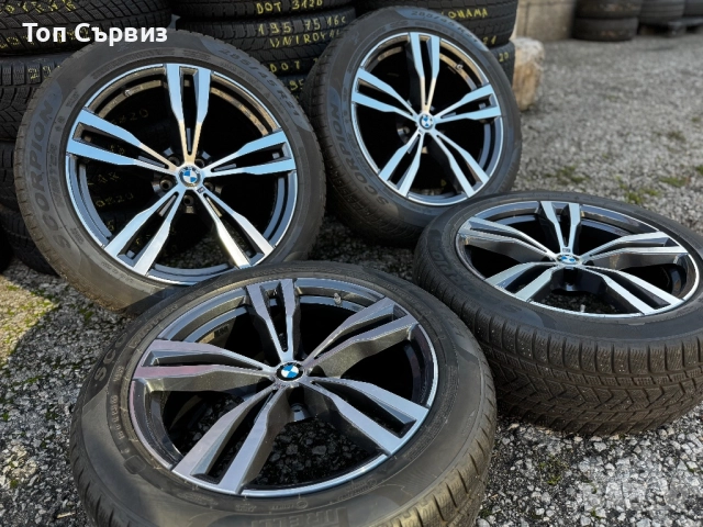 Алуминиеви джанти с гуми за БМВ МХ7 (BMW MX7), 21 цола, 5х112, 4 броя, снимка 2 - Гуми и джанти - 52562717