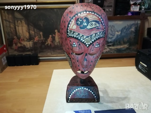 MASK-35СМ ВНОС FRANCE 2407231419, снимка 2 - Антикварни и старинни предмети - 41642993