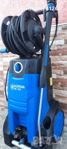 Водоструйка  Nilfisk MC-4M 180bar 3.4kw 220V Машина за отпушване на канали , снимка 16 - Парочистачки и Водоструйки - 53516713