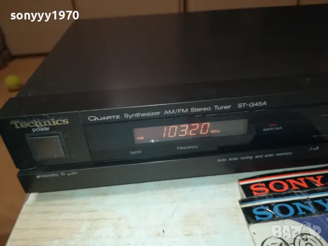TECHNICS ST-G45A STEREO TUNER-MADE IN JAPAN-ВНОС SWISS 2505250656LCHERY, снимка 4 - Ресийвъри, усилватели, смесителни пултове - 50416629