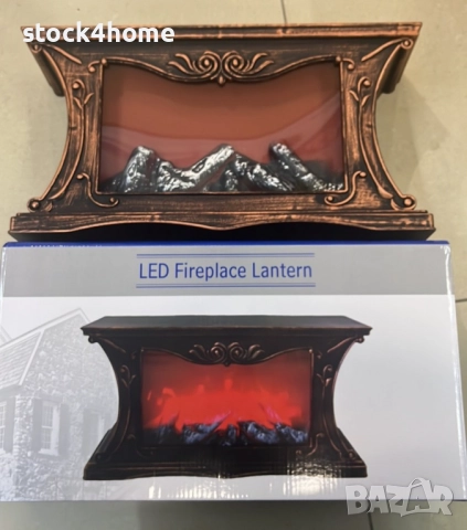 Декоративна LED камина с реалистичен ефект на пламък и жарава, снимка 6 - Декорация за дома - 52605729