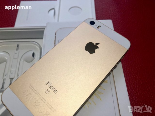 Apple iPhone SE 32Gb Gold Фабрично отключен Айфон телефон, снимка 1 - Apple iPhone - 41427925