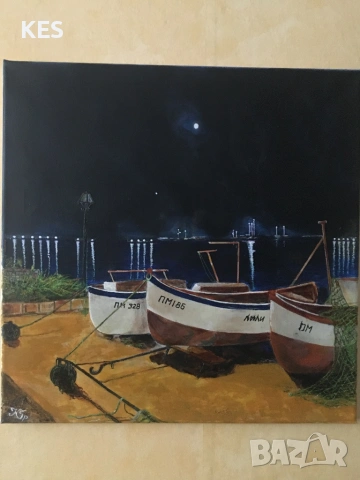 Лодките на Поморие, снимка 2 - Картини - 53821934