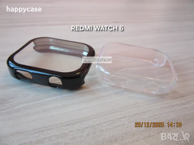 Xiaomi Redmi Watch 6 / 6 Active / 6 Lite / 360° Мек силиконов кейс с протектор за екран, снимка 12 - Смарт часовници - 56041510