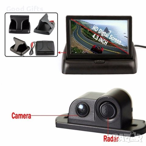 Камера за задно виждане и паркинг сензор, нощно виждане, снимка 2 - Аксесоари и консумативи - 40735058