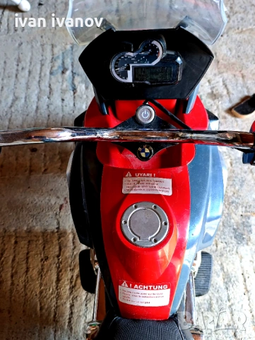 Акумулаторен мотор bmw GS 1200, снимка 7 - Електрически играчки - 53868995