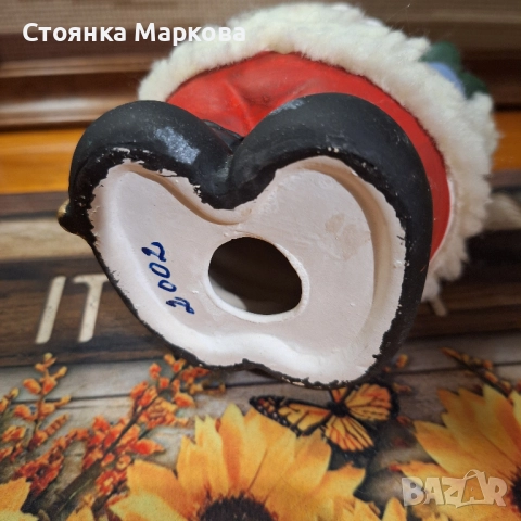 Керамична фигура-Дядо Коледа, снимка 6 - Коледни подаръци - 52480982