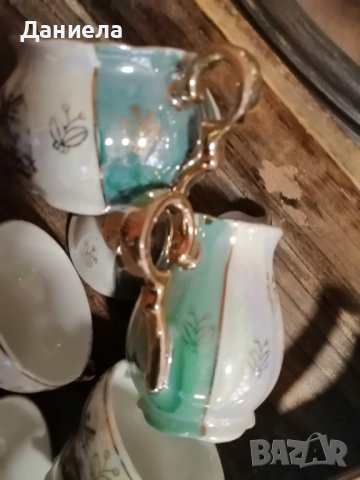 Бароков сервиз за кафе със седеф - от 15 части, снимка 5 - Сервизи - 38926010