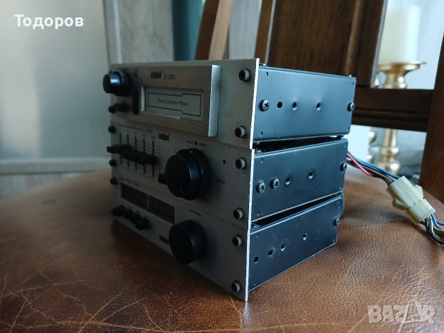 Ретро авто касетофон, тунер ,усилвател, еквилайзер , снимка 5 - Ресийвъри, усилватели, смесителни пултове - 53243486