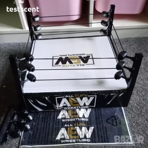 Ринг за играчки AEW UNRIVALED Wrestling Ring All Elite Unrivaled Collection Action Ring Jazwares, снимка 6 - Игри и пъзели - 48201037
