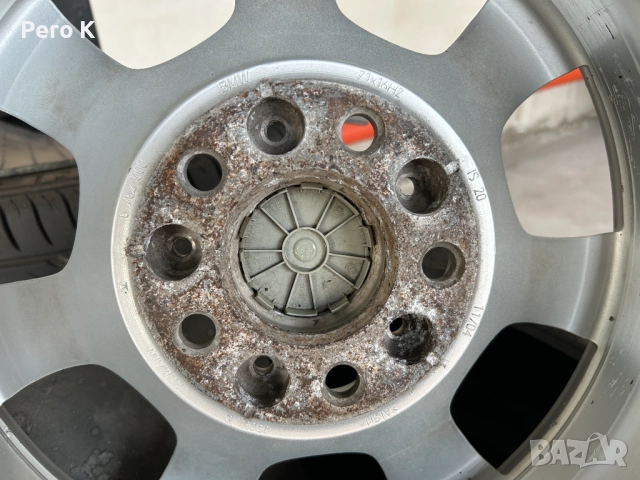 4 БР. ОРИГИНАЛНИ ДЖАНТИ ЗА БМВ 5-серия 3- серия R 16 5x120 ET 20, снимка 7 - Гуми и джанти - 52965464