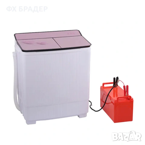 DC12V Пералня с двойна вана LP-XPB52, снимка 2 - Перални - 53509128