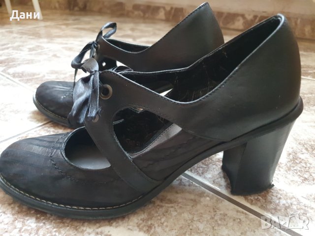 Черни обувки, 36 номер, снимка 5 - Дамски елегантни обувки - 41945485