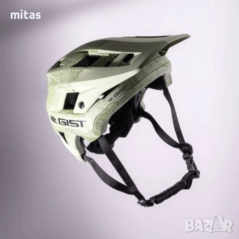Каска за велосипед GIST SCRUB, Олекотена, EN Сертифицирана, ИТАЛИЯ, снимка 8 - Аксесоари за велосипеди - 52876276