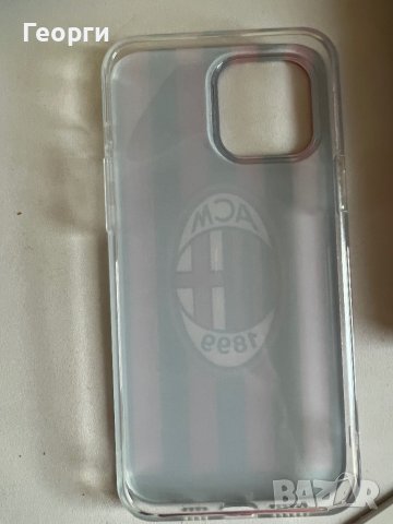 Продава силиконов нов оригинален калъф Iphone 13,14,15,16 ProMax AC Milan-35 лева, снимка 2 - Калъфи, кейсове - 44163415