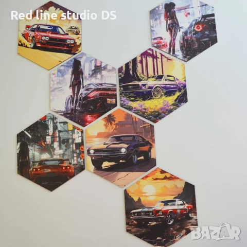 Пано за стена "Хексагон" с Ваши снимки, картинки, емблеми., снимка 3 - Пана - 53812430