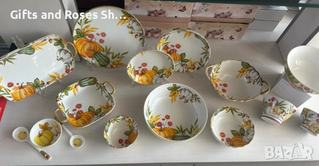 Серия керамика с есенни тикви, снимка 1