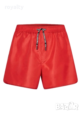 Karl Lagerfeld Оригинален Мъжки Бански, 100% Полиестер, L, Червен, снимка 3 - Спортни дрехи, екипи - 52687939