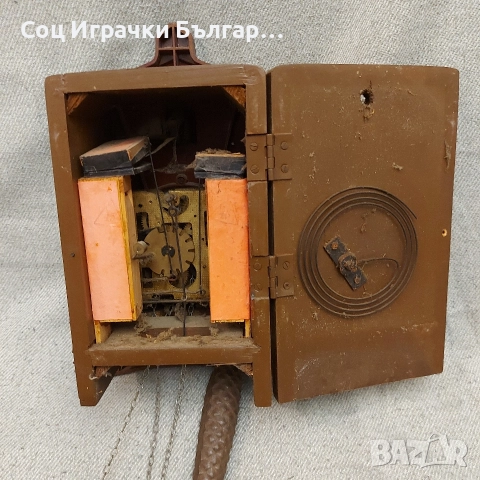 Стар Руски Стенен Часовник с Кукувица Маяк, снимка 6 - Антикварни и старинни предмети - 52576025