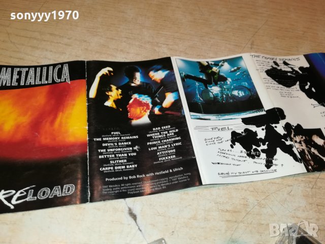 METALLICA RELOAD-original tape-АУДИОКАСЕТА 0810211546, снимка 4 - Аудио касети - 34394588