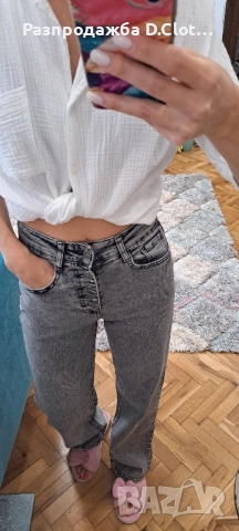 дънки широк крачол , снимка 3 - Дънки - 51687934