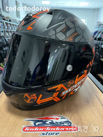 Мото каска SCPORPION EXO 390 ORCHID MATT,S 55-56см. 2 визьора, снимка 1