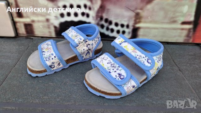 Английски детски сандали с естествена кожа-M&S, снимка 6 - Детски сандали и чехли - 41064279