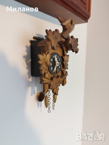 Стар механичен стенен часовник, снимка 4 - Антикварни и старинни предмети - 41815180