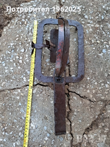Соц Стар Ръчно Кован Капан Клюса За Животни., снимка 10 - Антикварни и старинни предмети - 51741646