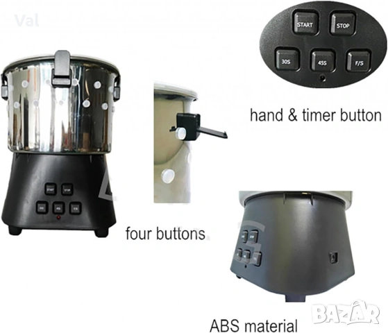 Машина за скубане на пъдпъдъци 12V, 220V 15W, снимка 13 - Други стоки за дома - 53761420