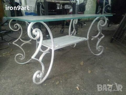 маси , пейки и столове от ковано желязо, снимка 2 - Други - 40346178