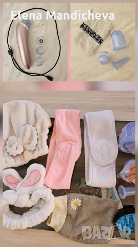 Аксесоари за вечерна рутина баня вендузи ваккум за почистване на пори масажьор за скалп коса тюрбан