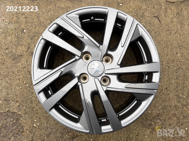 1 брой алуминиева джанта за Peugeot 208  16, снимка 4 - Гуми и джанти - 52698417
