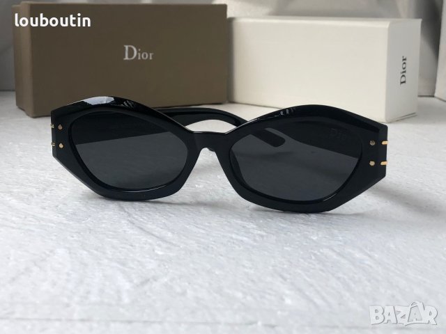 Dior 2023 дамски слънчеви 2 цвята черни прозрачни , снимка 4 - Слънчеви и диоптрични очила - 40474436
