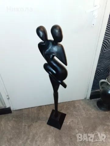 Висока женска дървена фигура-70см, снимка 8 - Декорация за дома - 50357842