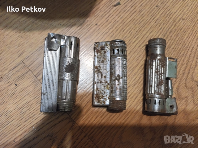 Стари метални запалки, снимка 2 - Запалки - 52595371