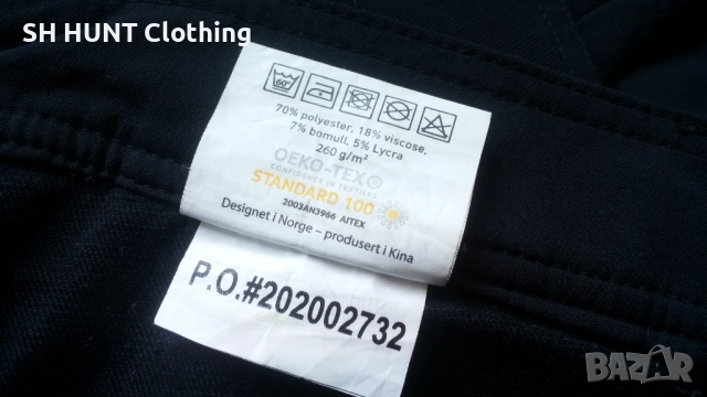 Bekken & Strom MOELV HÅNDVERKSBUKSE 4-VEIS STRETCH Work Pant раз. 58 / XXXL еластичен работен W4-221, снимка 18 - Панталони - 52111491