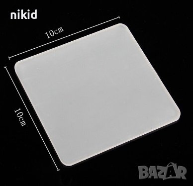 Акрилна прозрачна подложка плочка акрилно блокче за отпечатък на гумен печат върху бисквитки и др, снимка 2 - Други - 21045925