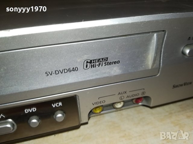SAMSUNG SV-640DVD 6HEAD HIFI STEREO VIDEO & DVD LNV3008231040, снимка 11 - Плейъри, домашно кино, прожектори - 42018624