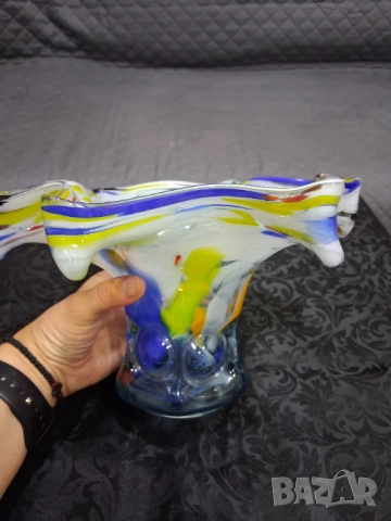 Ваза Мурано , снимка 2 - Други ценни предмети - 52357321