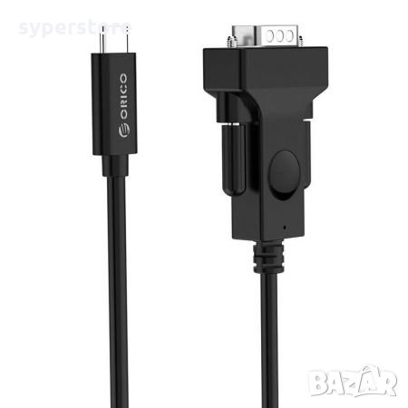 Кабел USB Type C Мъжко към VGA Мъжко 1.80m Orico XC-202-18-BK Cable USB Type C to VGA M/M, снимка 2 - Кабели и адаптери - 35702287