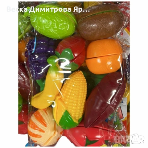 Детски комплект от цветни плодове и зеленчуци, снимка 5 - Други - 50886657