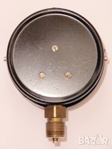 Нов Оригинален Български Промишлен МАНОМЕТЪР 0-4 Bar Ф100мм резба M20x1.50 Радиален БАРТЕР, снимка 2 - Резервни части за машини - 50477502
